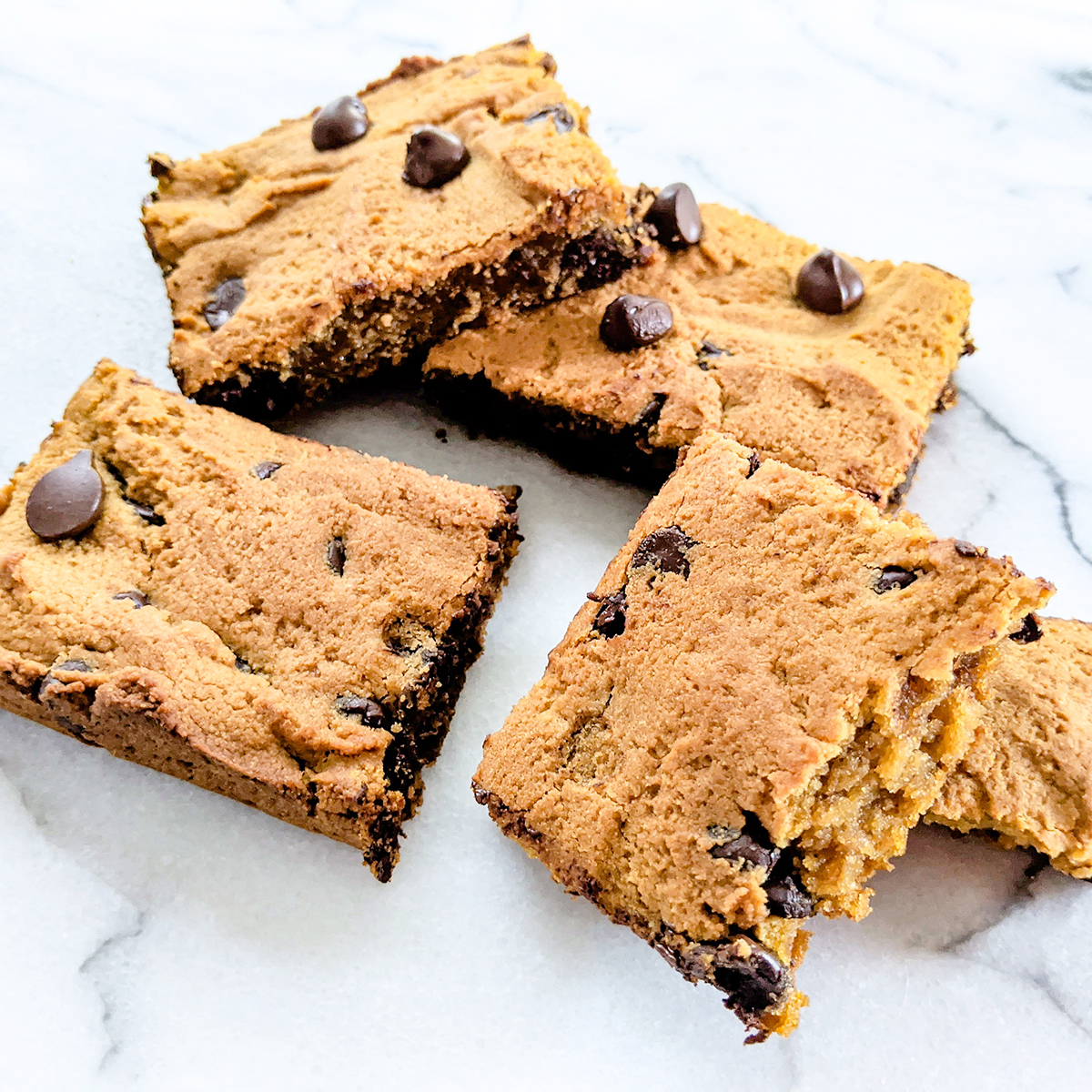 Sweet Potato & Chocolate Chip Blondies (Paleo & Top 8 Free)