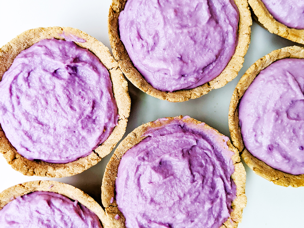 Okinawan Purple Sweet Potato Tarts (AIP/Paleo)