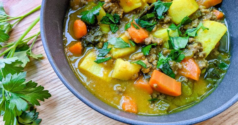 Ground Bison & Vegetable Stew