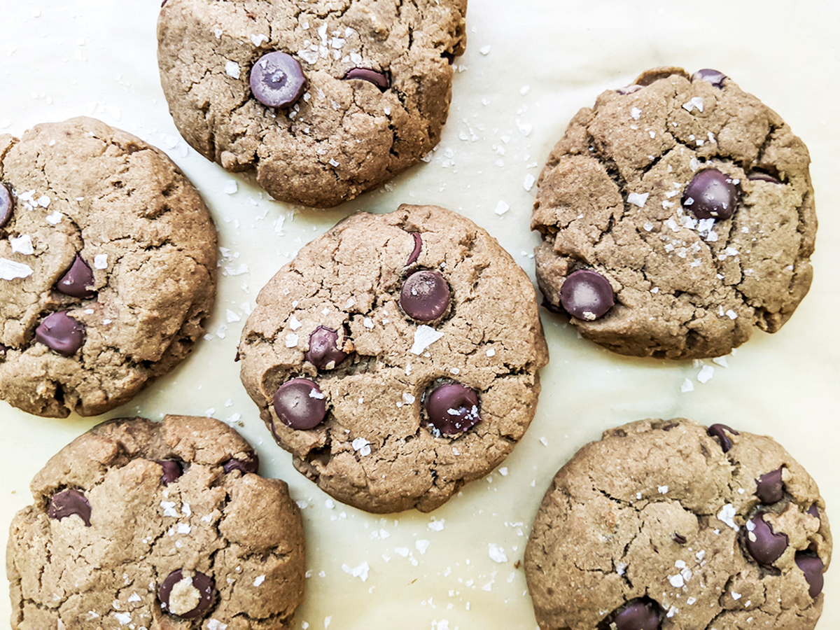 Green Banana Flour Chocolate Chip Cookies (Gluten-Free & Top 8 Free)
