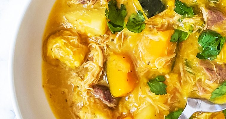 Hearty Plantain & Yuca Stew (AIP/Paleo)