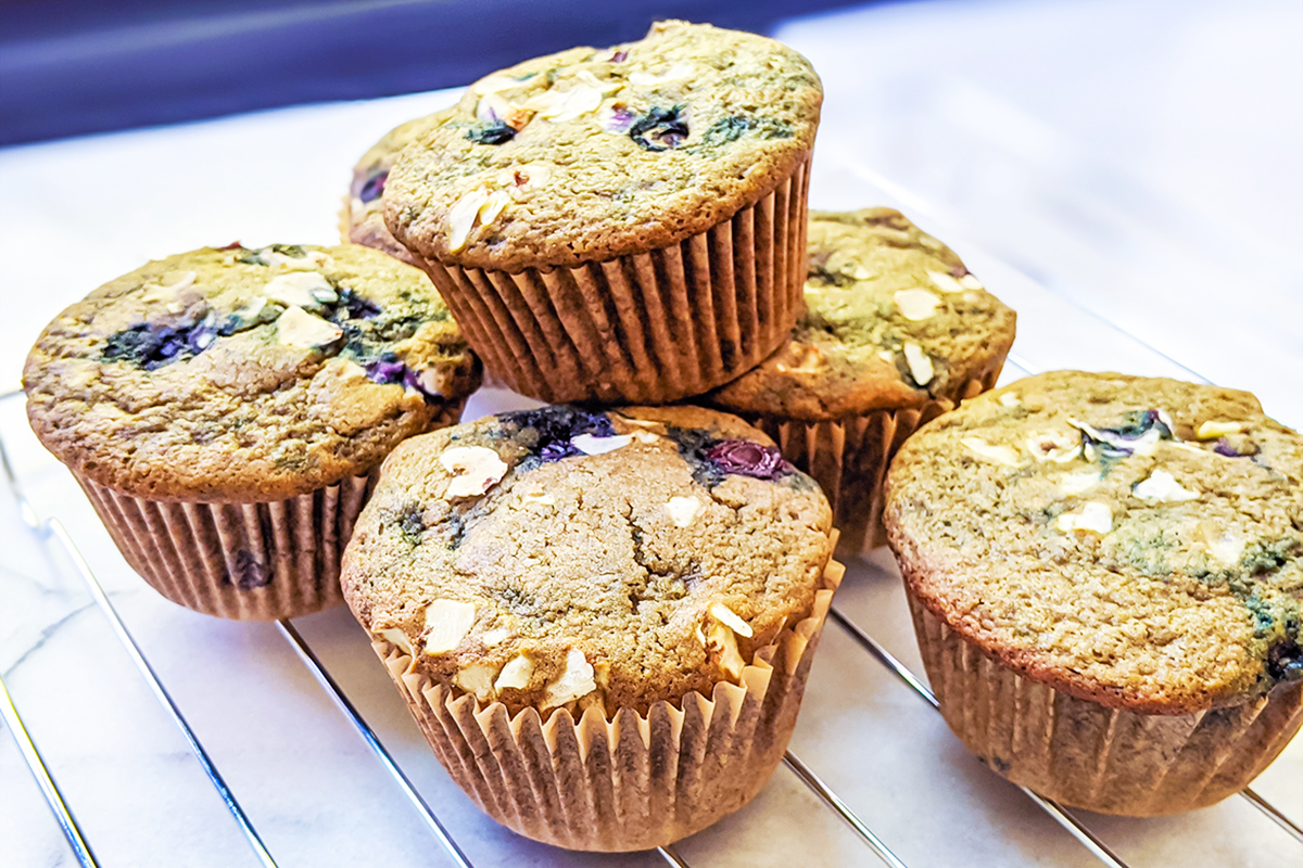 Blueberry Tigernut Muffins (AIP & low-FODMAP)