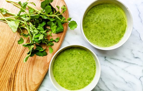 Gut-Healing Watercress Zucchini Soup (AIP & low-FODMAP)