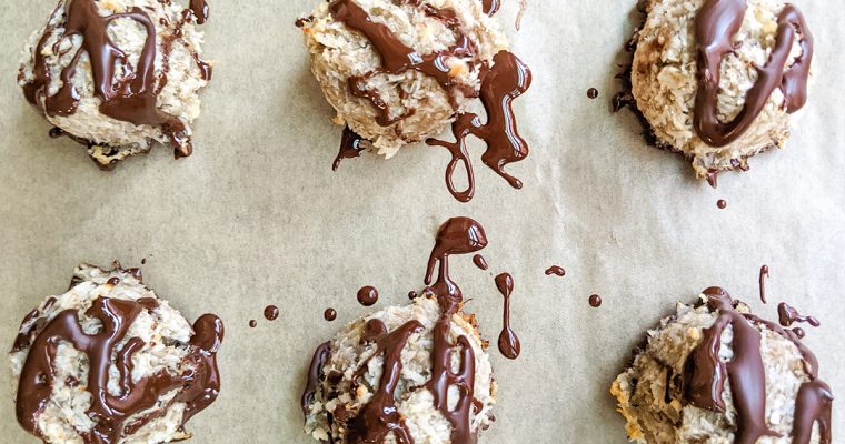 Vegan Coconut Banana Macaroons (Sugar-Free, Gluten-Free)