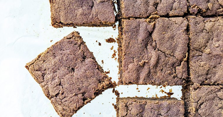 Fudgy Carob Brownies (AIP & Vegan)