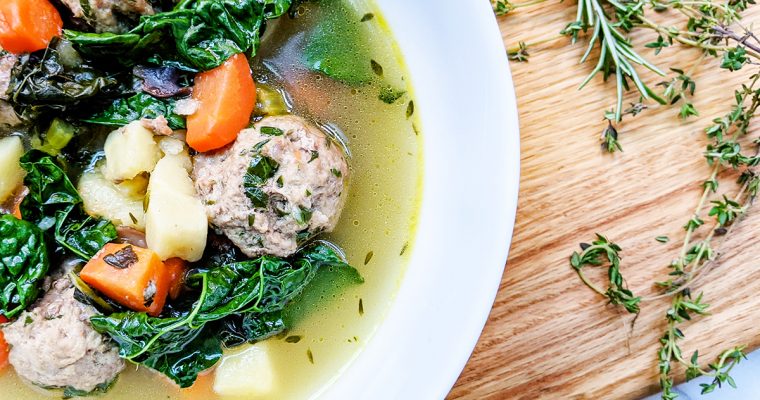 Parsnip & Tuscan Kale Winter Soup (AIP, Paleo)