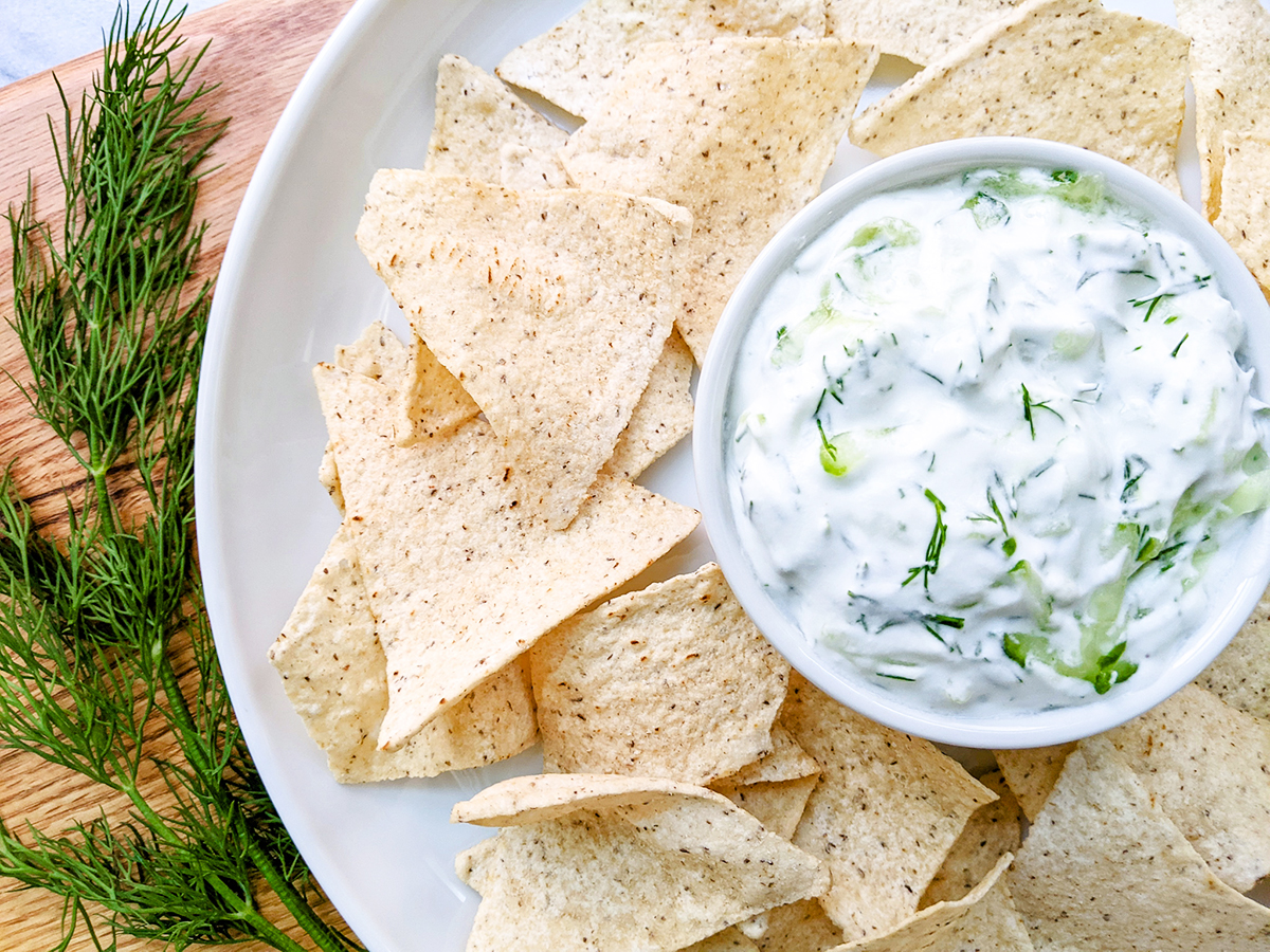 5-Ingredient Dairy-Free Tzatziki (Low-FODMAP)