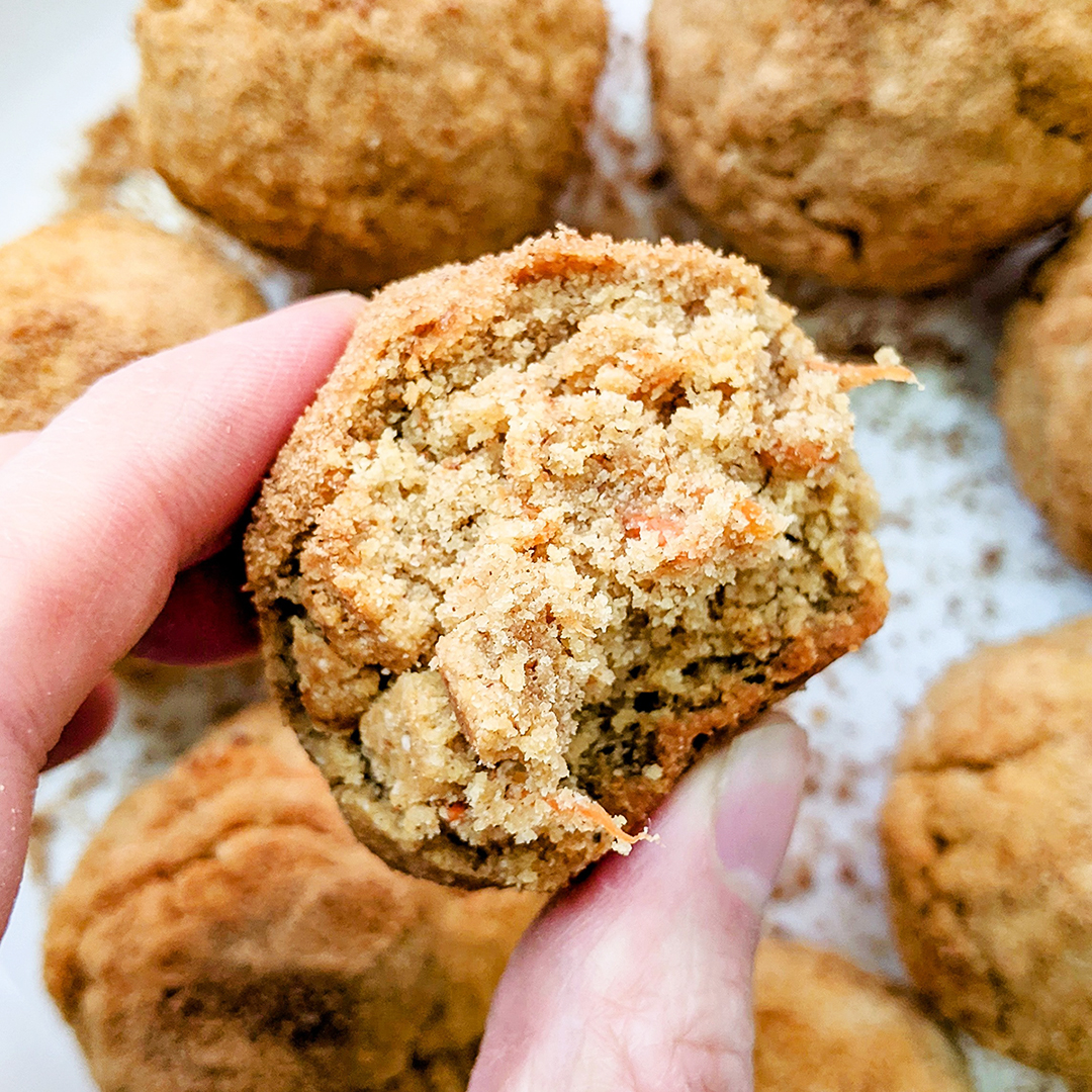 Grain-Free Carrot Cake Donut Holes (AIP, Vegan)